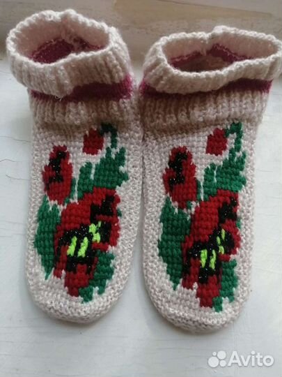 Носочки ручной вязки