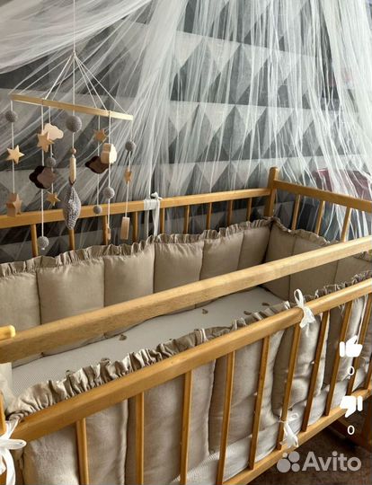 Бортики в кроватку