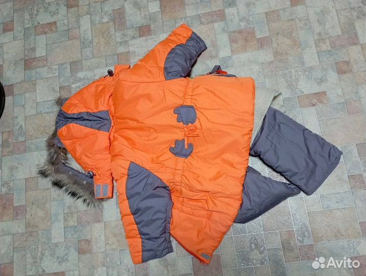 Детский зимний костюм на девочку 98