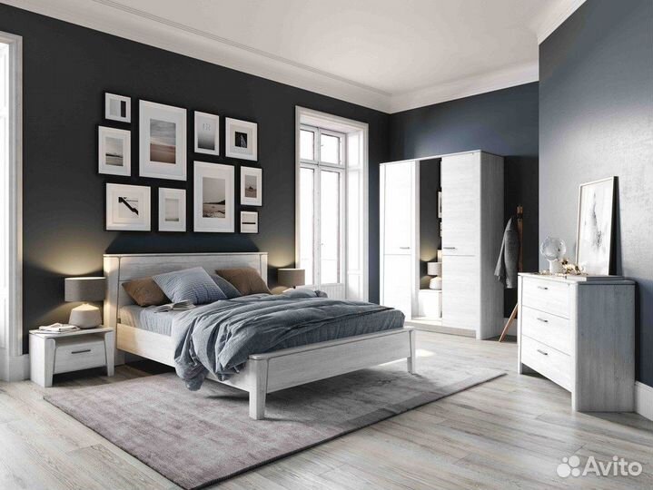 Спальный комплект / кровать шкаф тумба