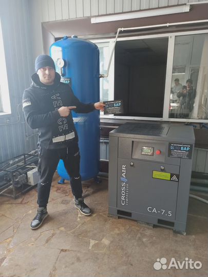 Винтовой компрессор 7,5 кВт