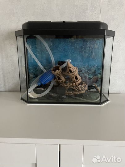 Аквариум с фильтром и светом