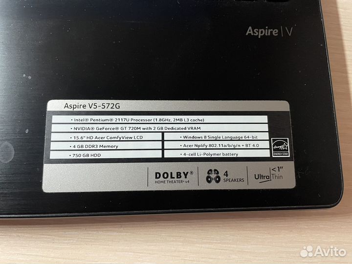 Acer aspire v5-552G