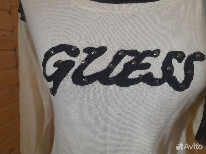 Джемпер Guess с ангорой и бантом 44 р