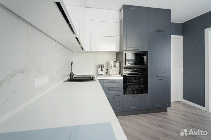 Цена за всю кухню. Серый лофт CN:042308