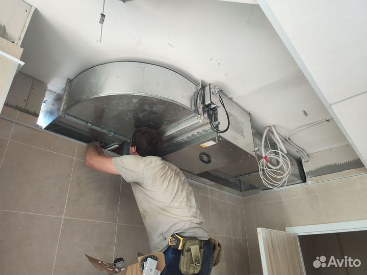 Монтаж вентиляции и систем кондиционирования