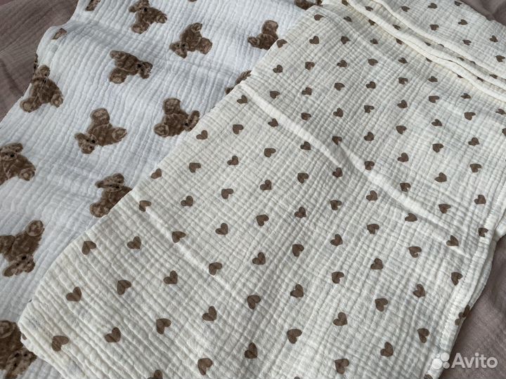 Новая муслиновая пеленка для малышей