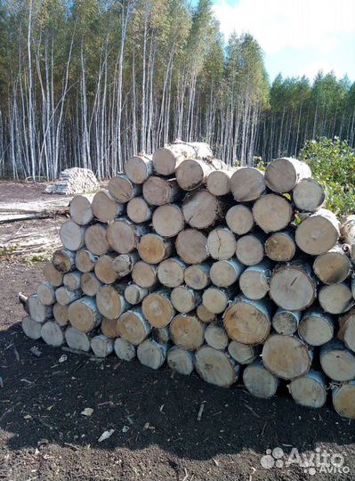 Дрова горбыль берёза сосна осина колотые тюльками