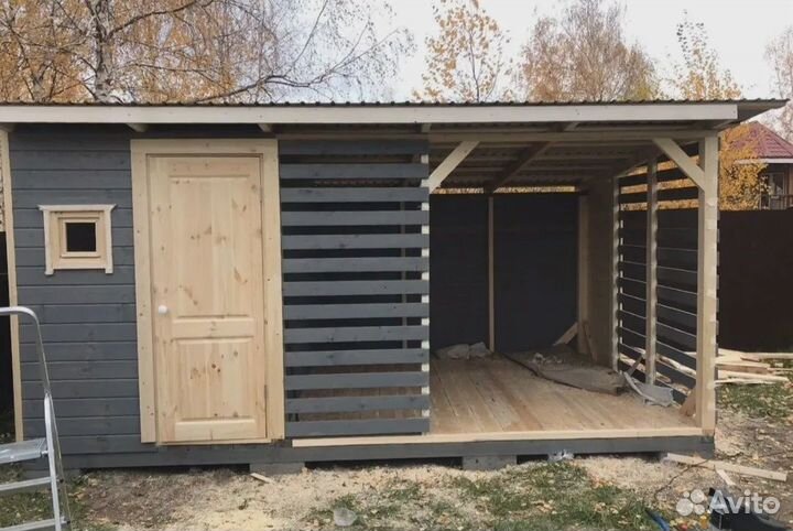 Вагончик, баня, хозблок