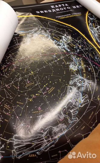 Карта и глобусы звёздного неба