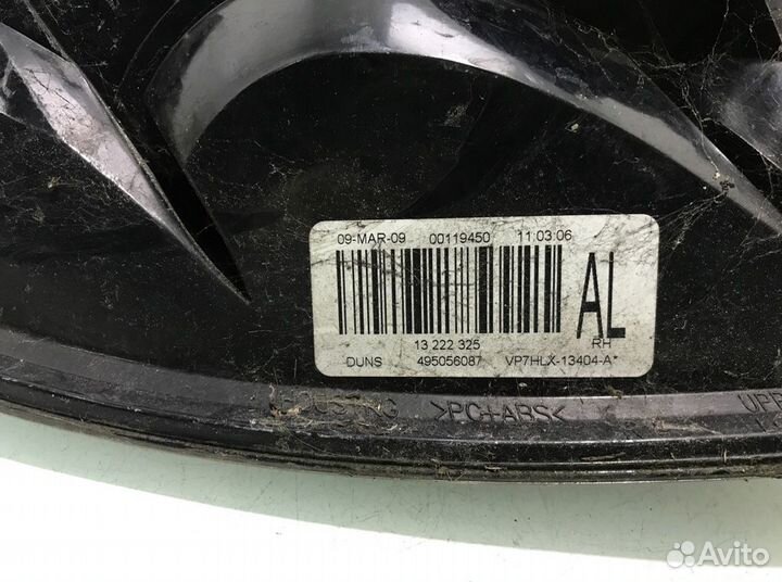 Фонарь задний правый Opel Astra H 1.8 I 2009