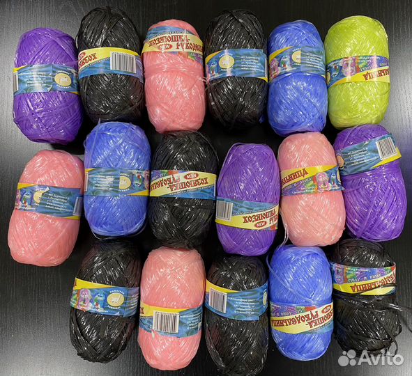 Пряжа новая, разная, плюшевая и акрил
