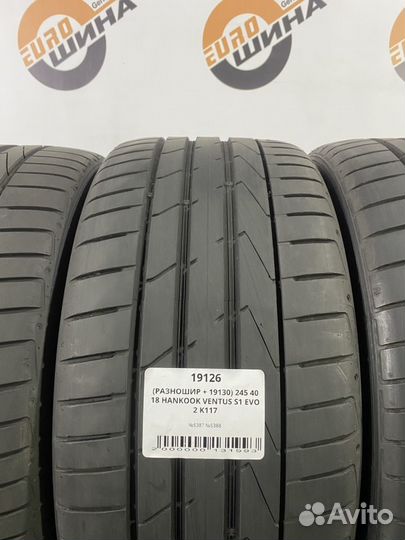 Hankook Ventus S1 Evo 2 K117 245/40 R18 и 275/35 R18