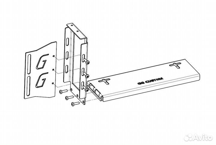 Комплект для установки видеокарты вертикально