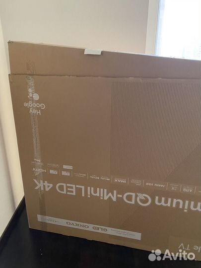 Коробка от телевизора 85 дюймов, для перевозки