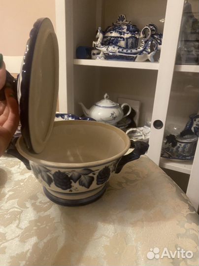 Конфетница гжель