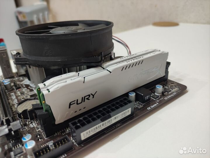 Msi h-110 pro vd + i5 7400 + 16 gb crusial 2400