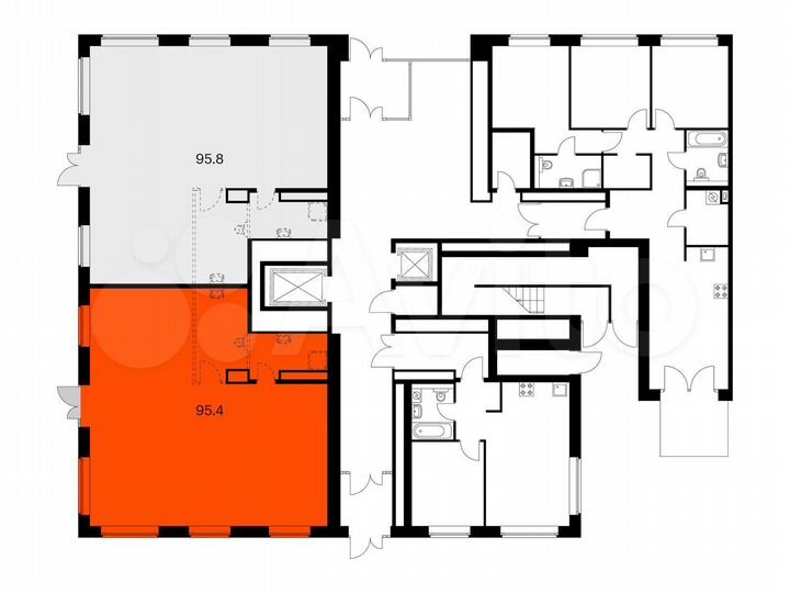 Продам помещение свободного назначения, 95.4 м²