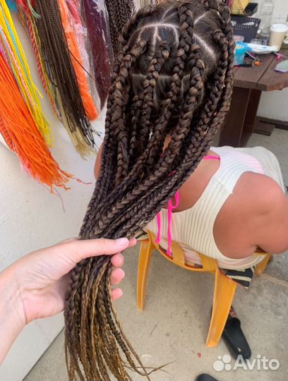 Плетение афрокос