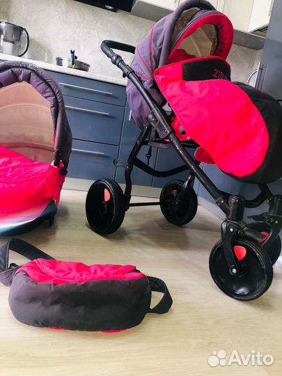 Детская коляска 2 в 1 бу