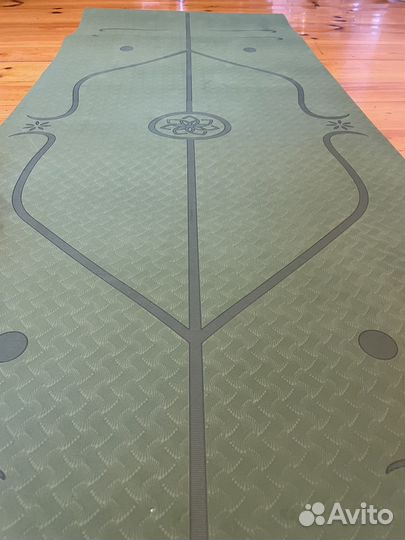 Коврик с блоками для йоги