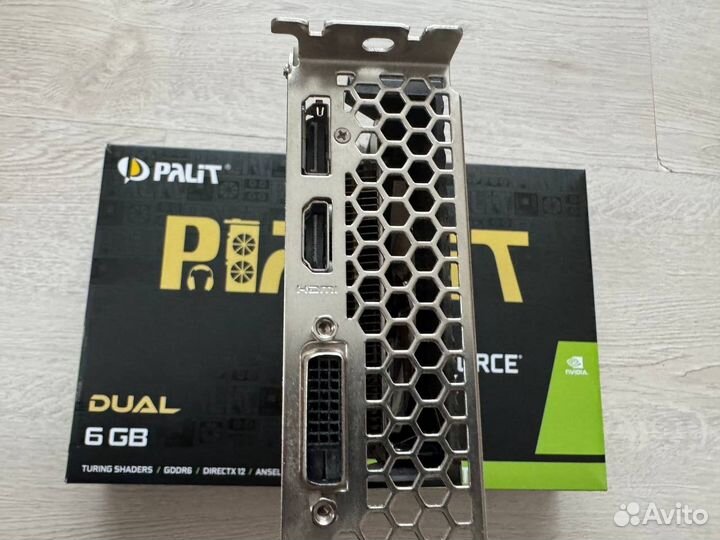 Видеокарта Palit gtx 1660 ti 6gb