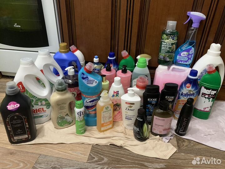 Набор химии для дома(шампуни, уборка, стирка)