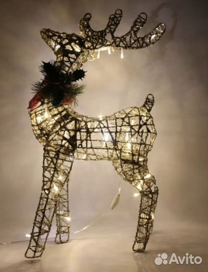 Новогодний светодиодный олень