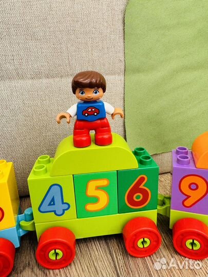 Lego duplo поезд - играй и считай