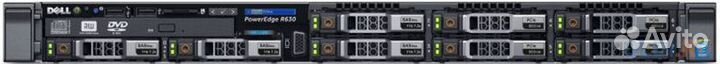Сервер dell R630 (8x2,5”) для 1С