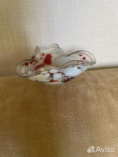 Пепельница цветное стекло СССР