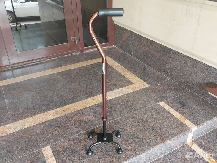 Трость четырехопорная тм 607 бронза