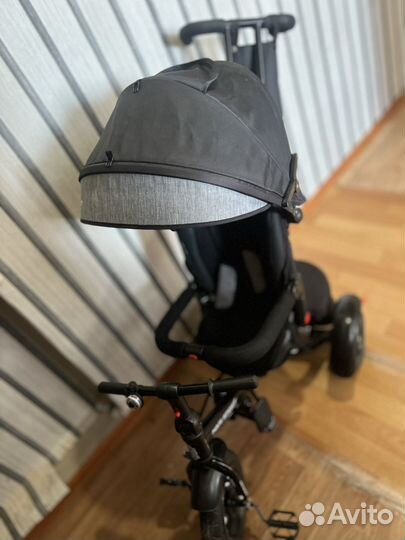 Детский велосипед трехколесный с ручкой бу