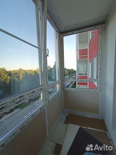 Замена остекления, отделка балкона, стеклопакеты