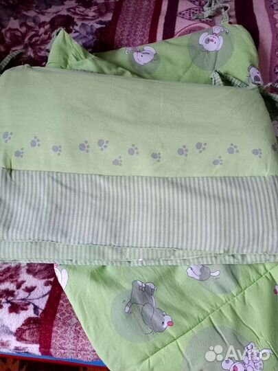 Бортики и балдахин в кроватку