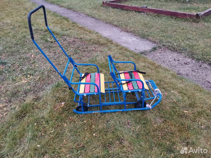 Санки для двойни 