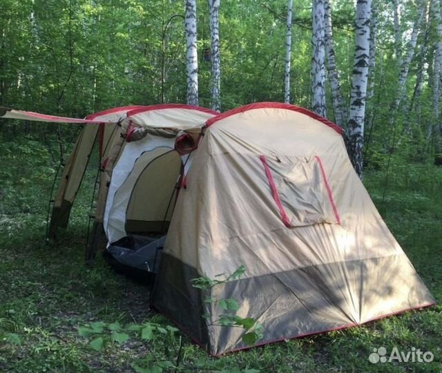 Палатка 4-х местная с огромным предбанником