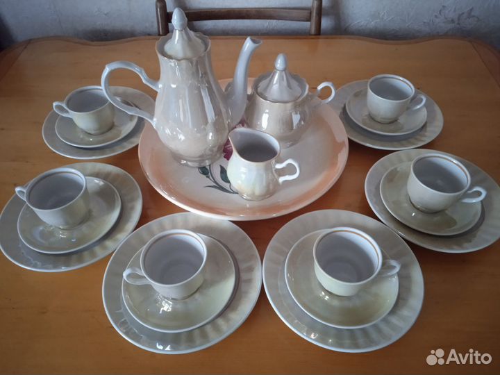 Кофейный и Чайный сервизы СССР Винтаж