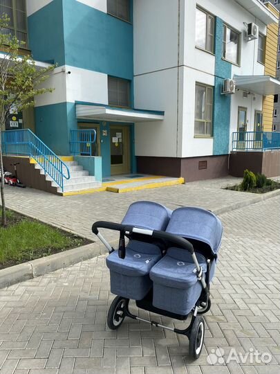 Коляска bugaboo 2 в 1 для близнецов
