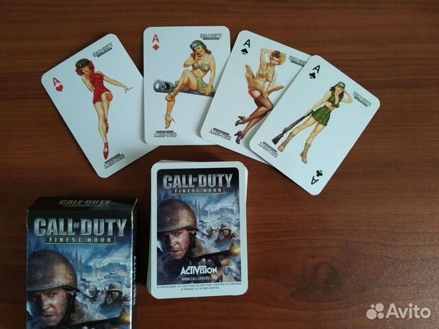 Игральные карты Call of Duty Finest hour