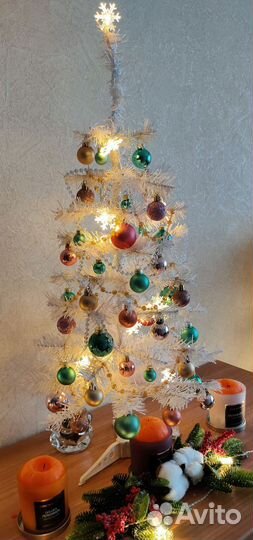 Ель искусственная белая