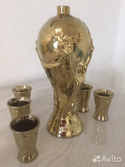 Кубок мира world CUP штоф с рюмккми