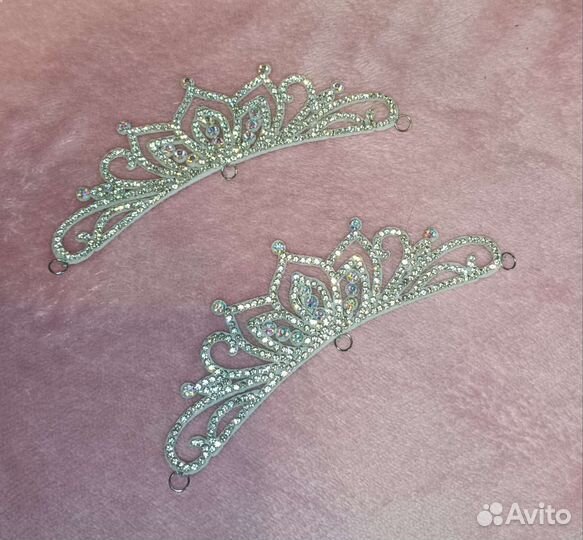 Украшение на голову(на пучок)для гимнастики,танцев