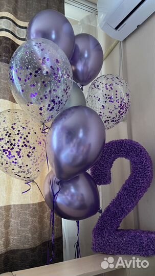 Цифра 2 на день рождения