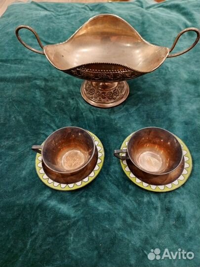 Лот винтажного мельхиора юммет. СССР