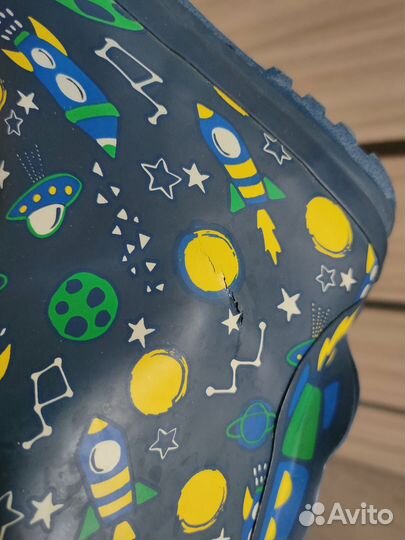 Детские резиновые сапоги 34