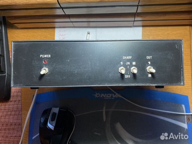 Сплиттер, аудио/видео, стерео, 1(2)на 10