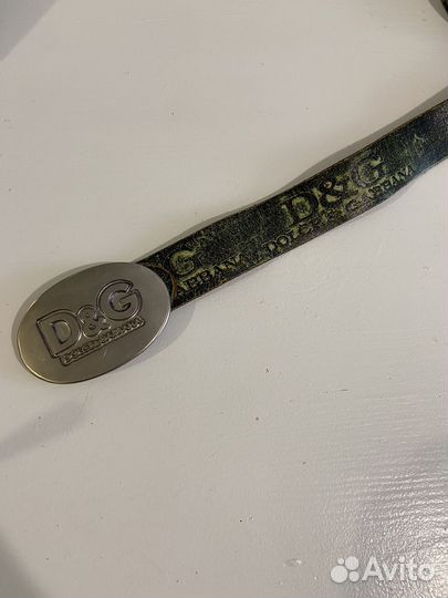 Ремень dolce gabbana (y2k,vintage,b.b simon)