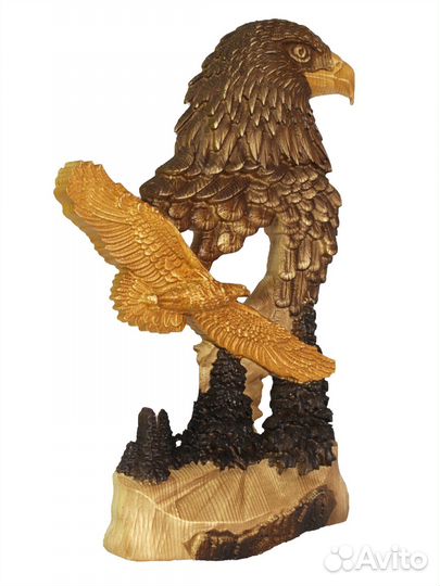 Резное панно из дерева 