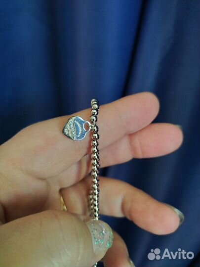 Tiffany браслет серебро 925 пробы